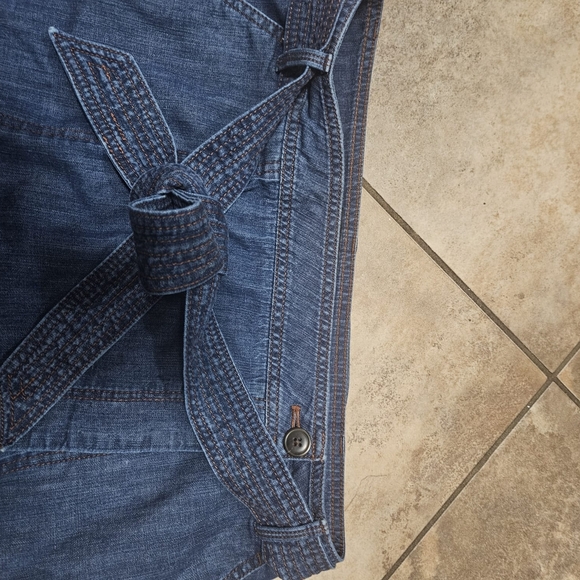 Talbots Blue Wrap Mini Skirt Casual - Picture 2 of 8